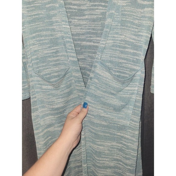Lularoe cardigan mint/blue small - Picture 2 of 3